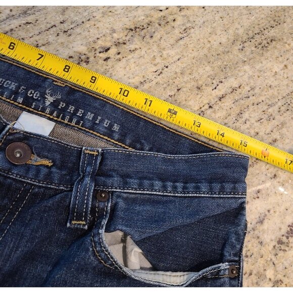 Roebuck & Co. Slim Straight Jeans 30x30 Light Distress - Picture 3 of 14